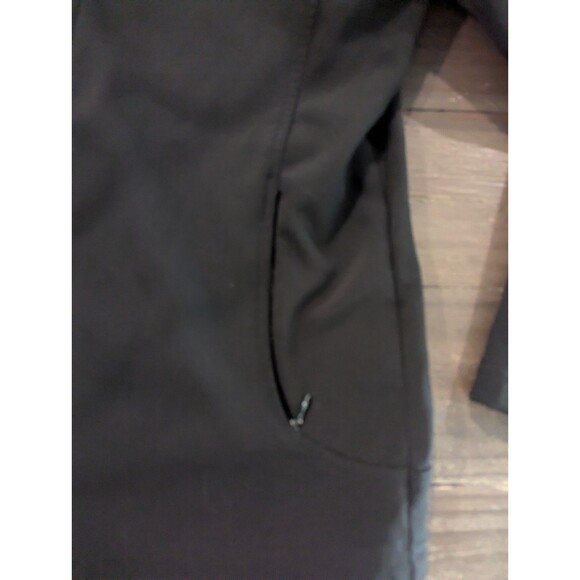 Snozu Softshell Jacket Mens Medium Black Stretch O Rama Full Zip Fleece Lining - Picture 6 of 9